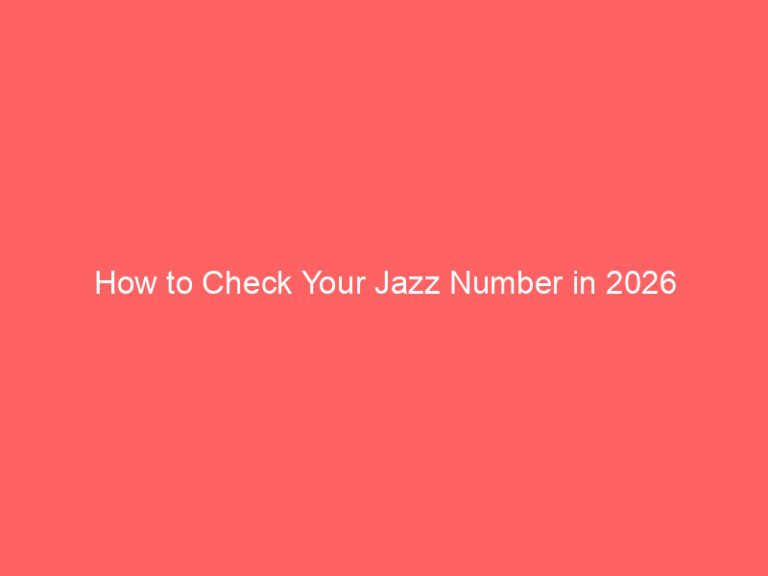 how to check your jazz number in 2026 8967